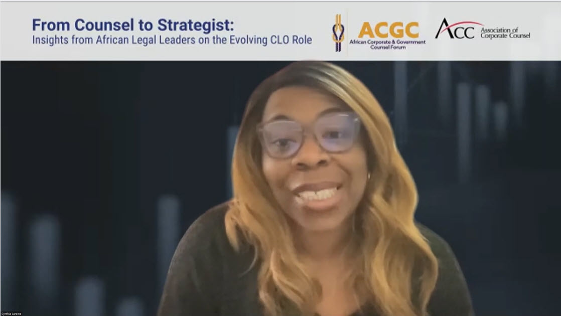 Cynthia Lareine, co-founder of ACGC.