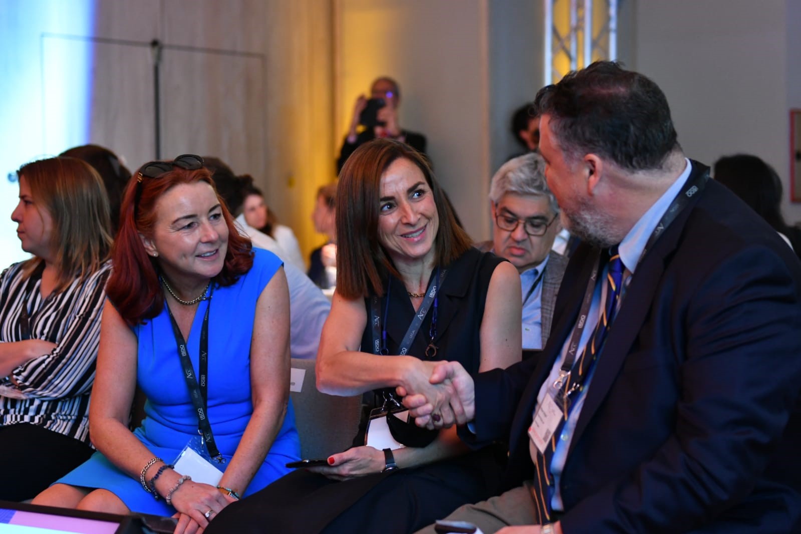 all the images are various attendees and speakers at the ACC Europe 2022 conference in Madrid