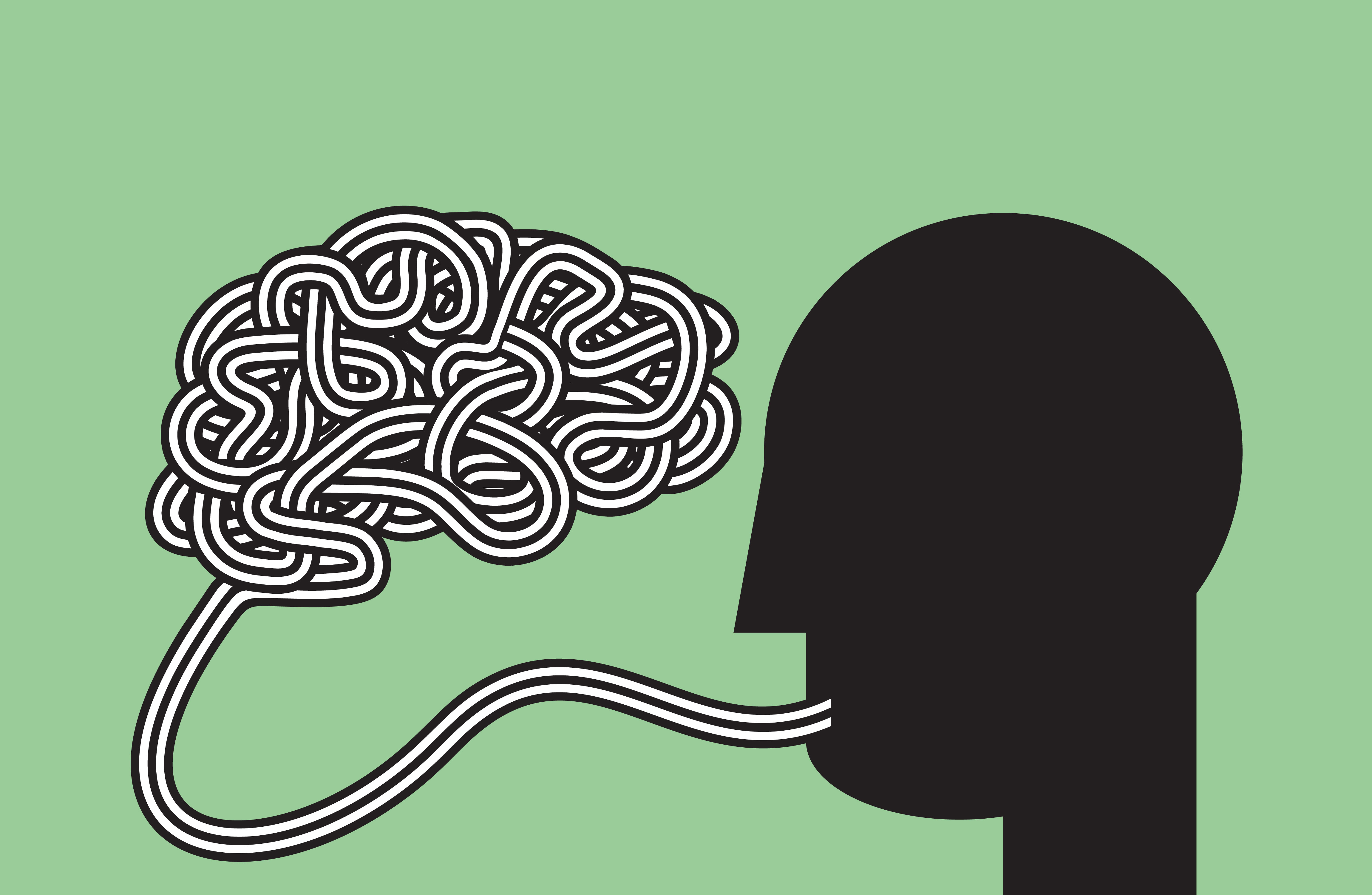 Black figure speaking its mind.