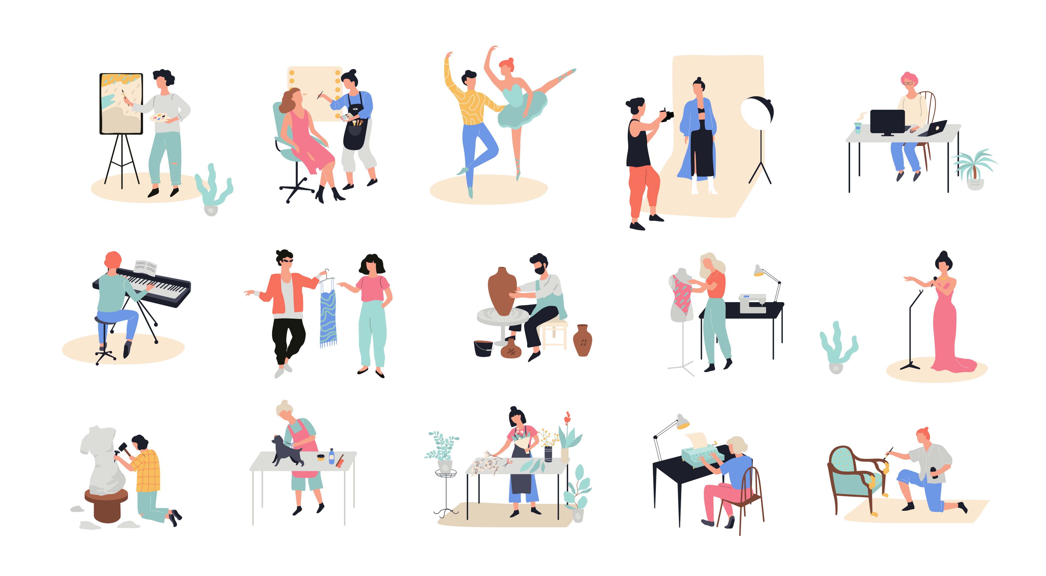 Collection of hobbies.