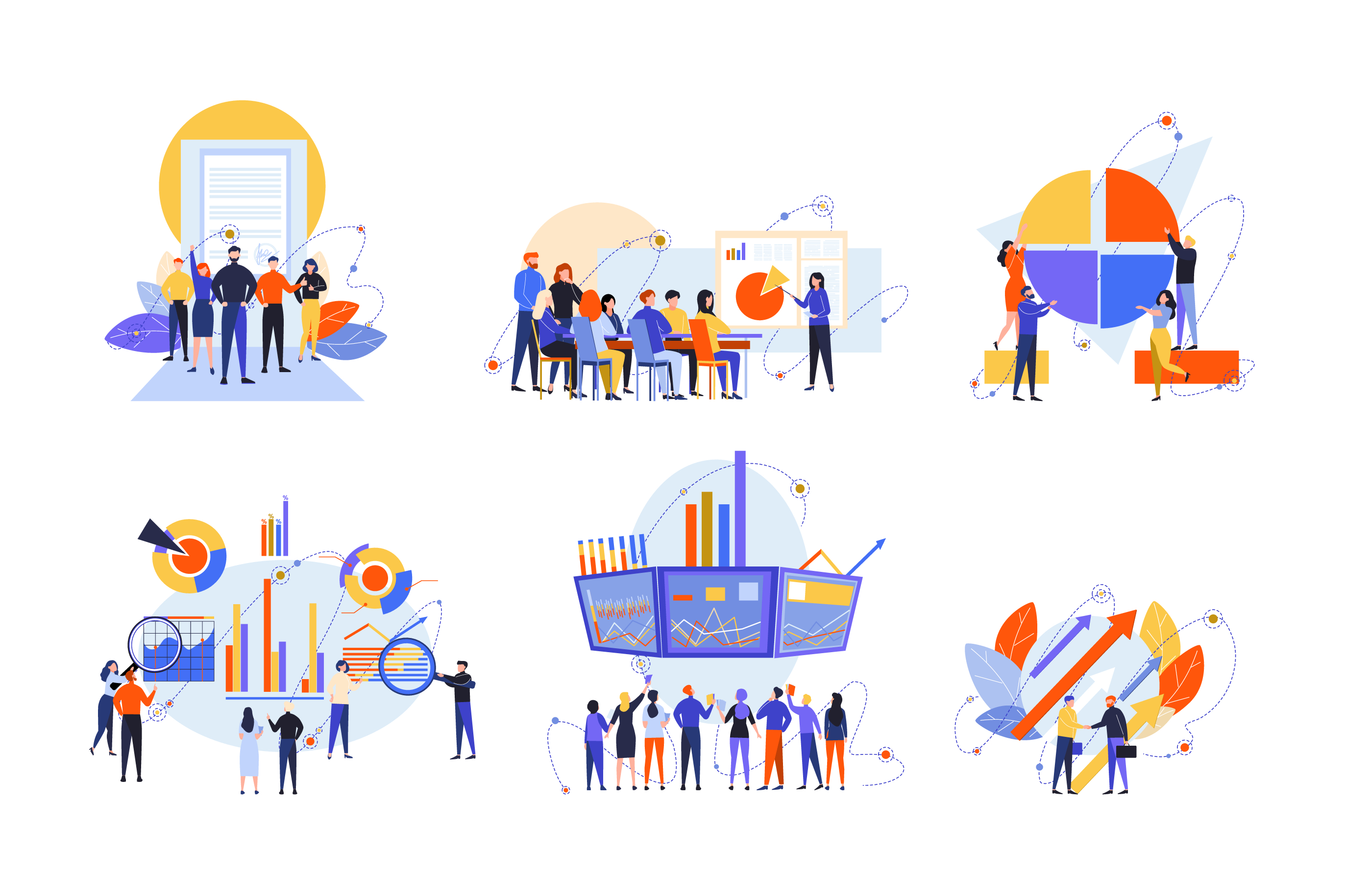 Shareholder engagement with businesspeople.