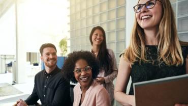 a diverse group of business people