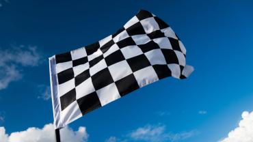Checkered racing flag