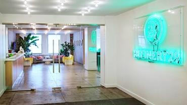 picture of Refinery 29's front office