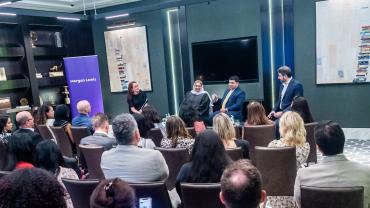 ACC chair Mike Madden in panel discussion during Dubai, United Arab Emirates visit