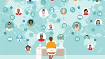 illustration of global workforce