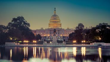 US Capitol at sunrise