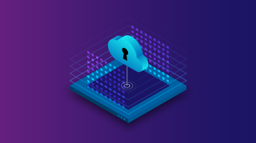 cloud with lock symbol on it