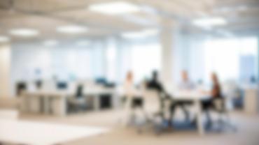 Modern office in soft blur