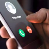 A phone call from unknown