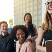 a diverse group of business people