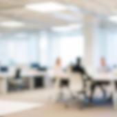 Modern office in soft blur