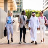 Diverse group of workers